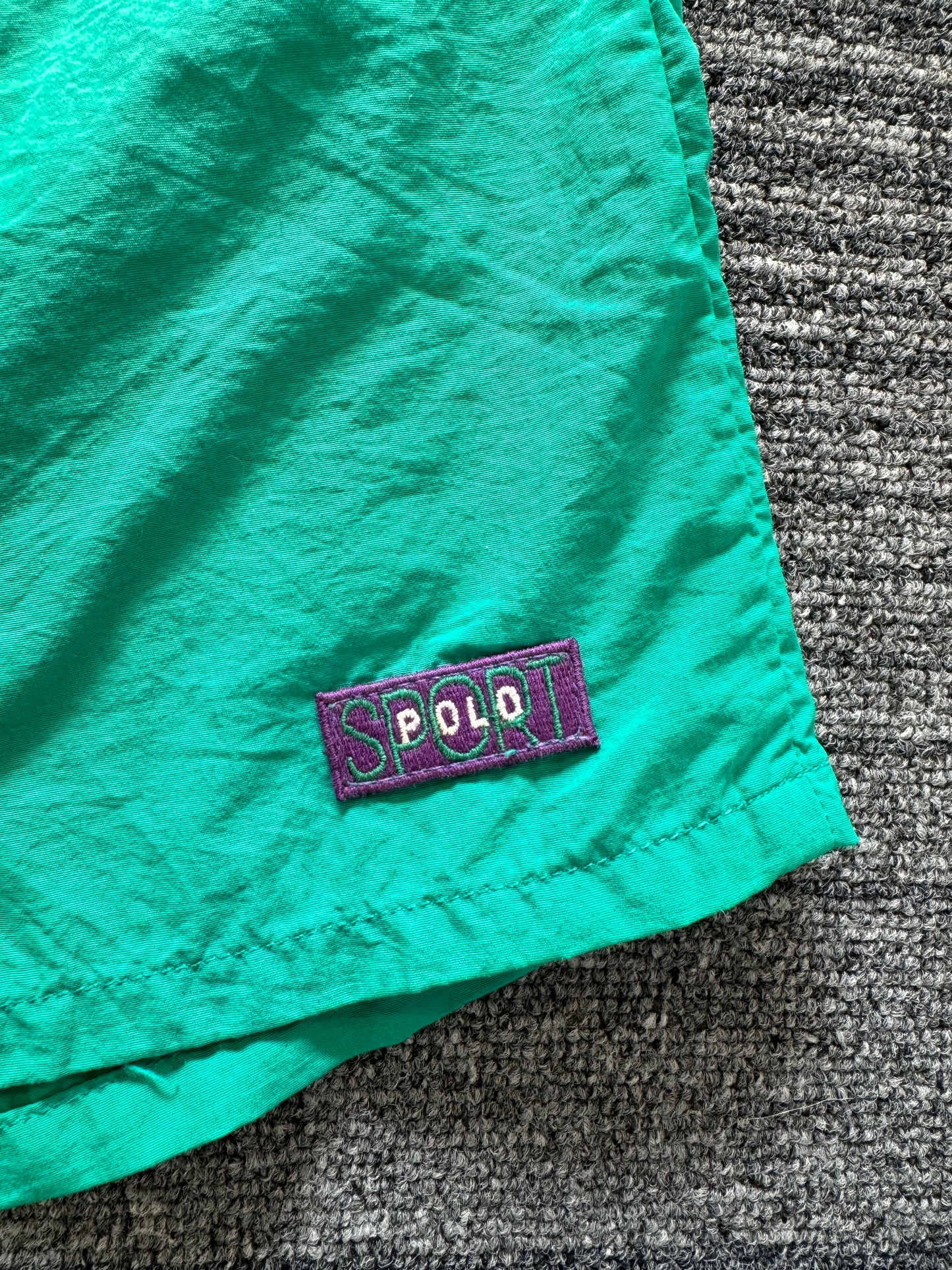 Large Ralph Lauren Polo Sport Green Shorts