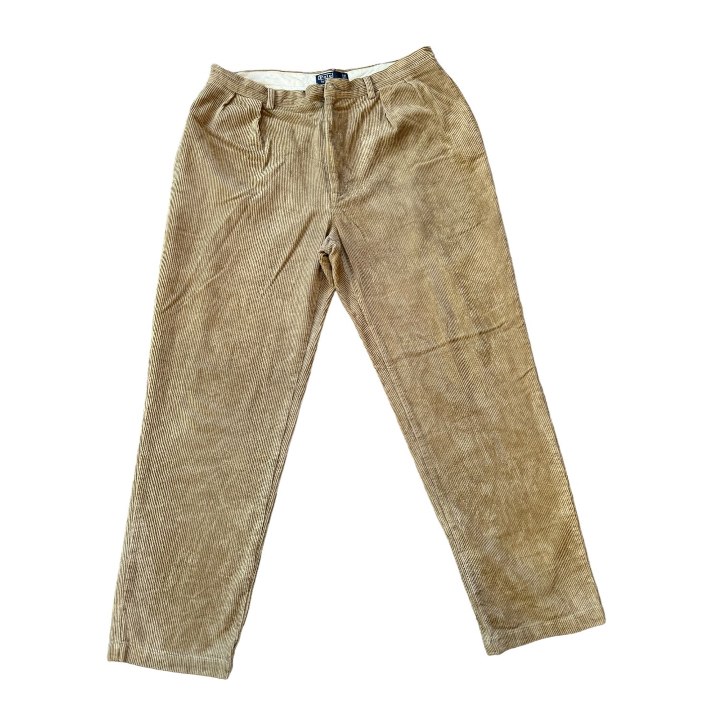 38/34 Ralph Lauren Beige Corduroy Trousers