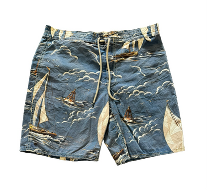 Medium Ralph Lauren Sail Boat Graphic Shorts