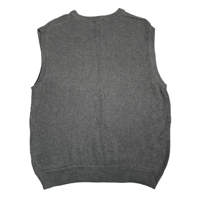 Large Nautica Grey Knitted Vest