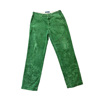 34/34 Ralph Lauren Green Corduroy Trousers