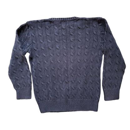 Aged 7 Ralph Lauren Navy Cable Knit Jumper