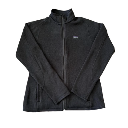 Small Patagonia Black Full Zip Fleece