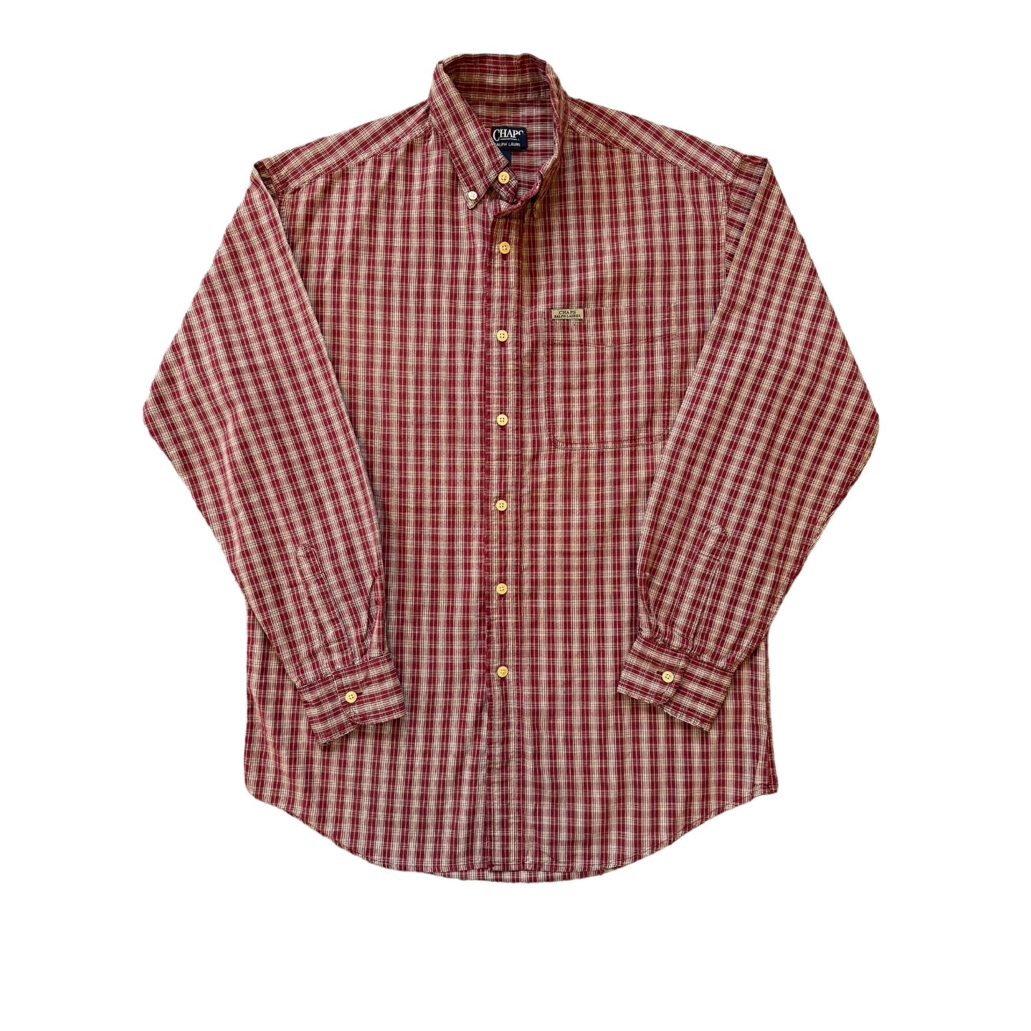 Medium Chaps Red Checkered Shirt