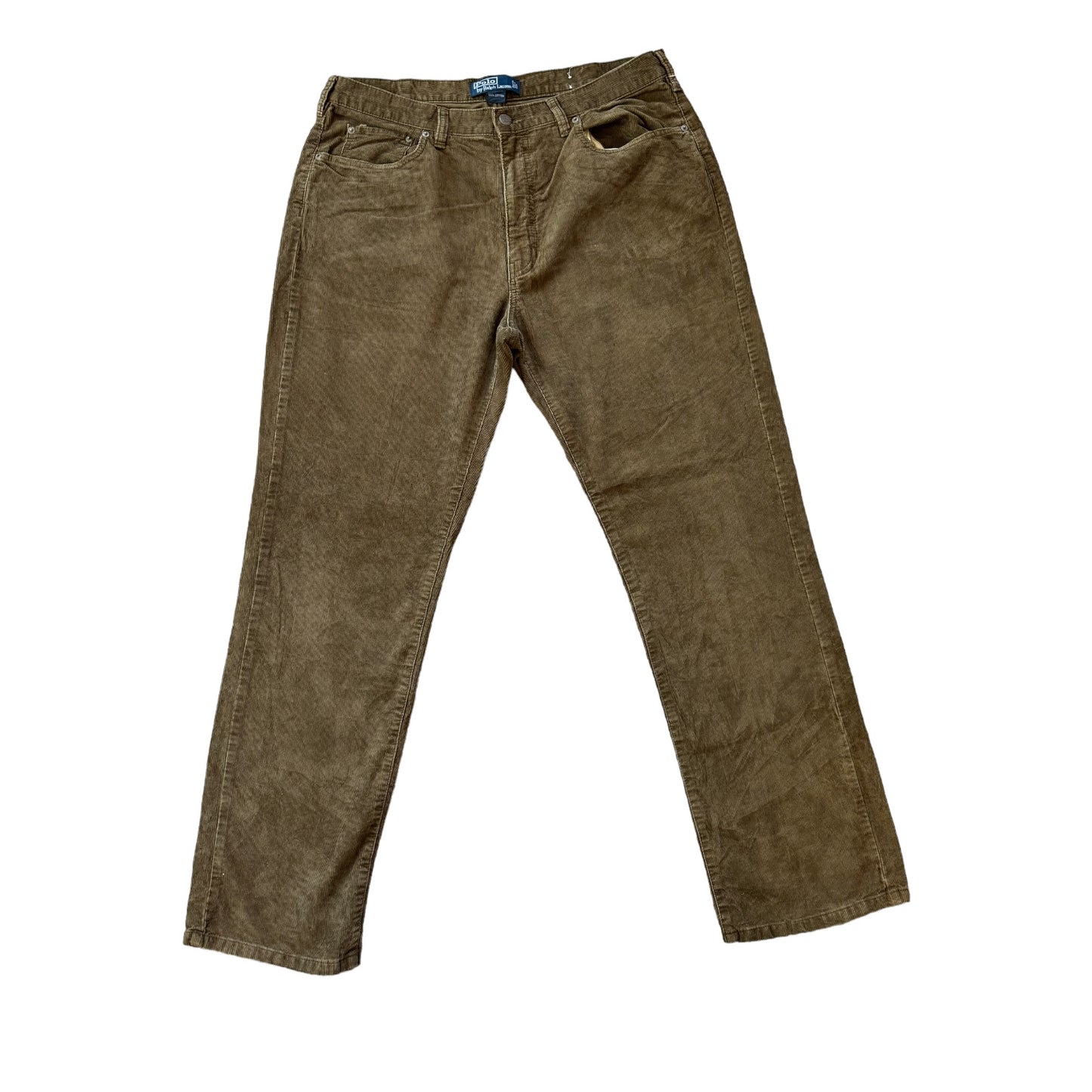 36/32 Ralph Lauren Olive Green Corduroy Trousers