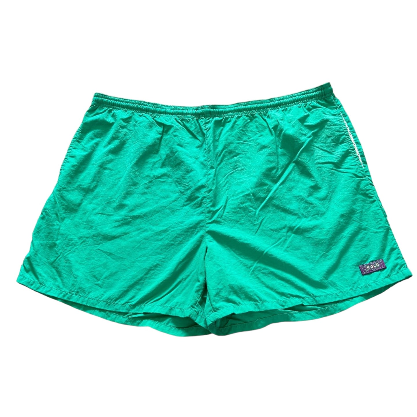 Large Ralph Lauren Polo Sport Green Shorts