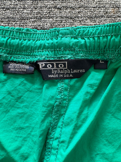 Large Ralph Lauren Polo Sport Green Shorts