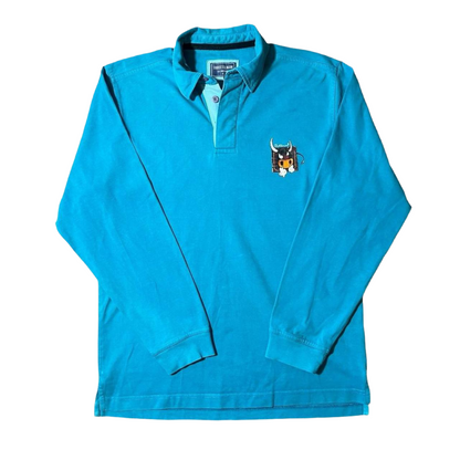 Small Throttleman Blue Rugby Shirt