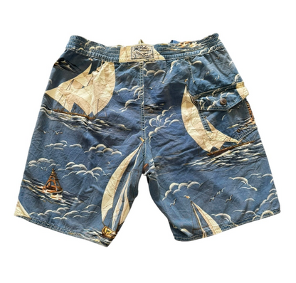 Medium Ralph Lauren Sail Boat Graphic Shorts