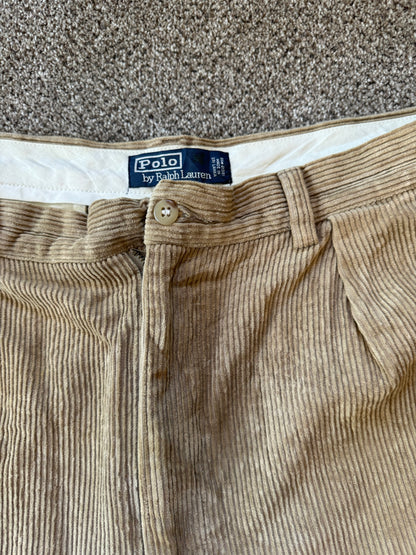 38/34 Ralph Lauren Beige Corduroy Trousers