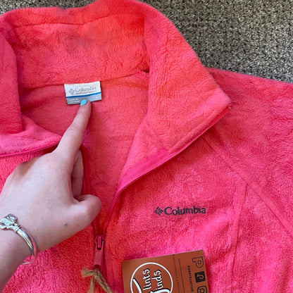 Large Columbia Pink Fleece