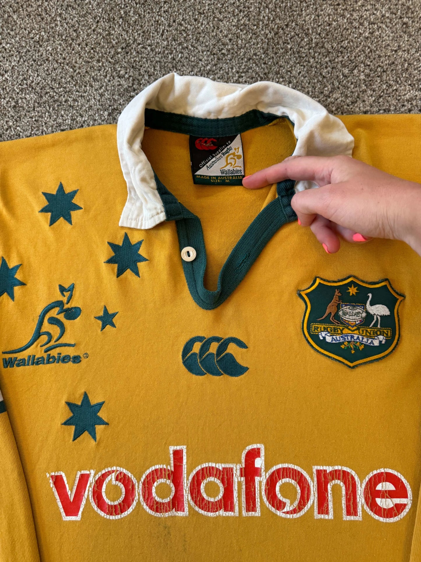 Medium Canterbury 2001 Australia Rugby Shirt