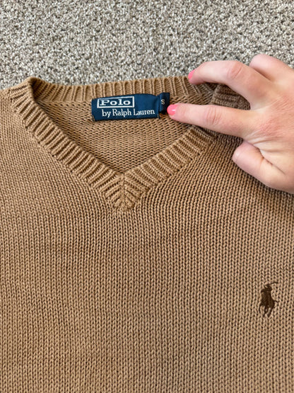 Small Ralph Lauren Brown Knitted Jumper