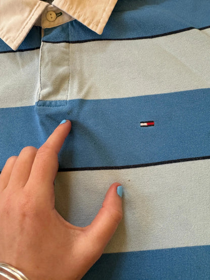 Small Tommy Hilfiger Blue Rugby Shirt