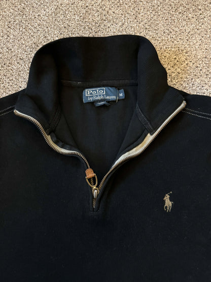 Medium Ralph Lauren Black 1/4 Zip