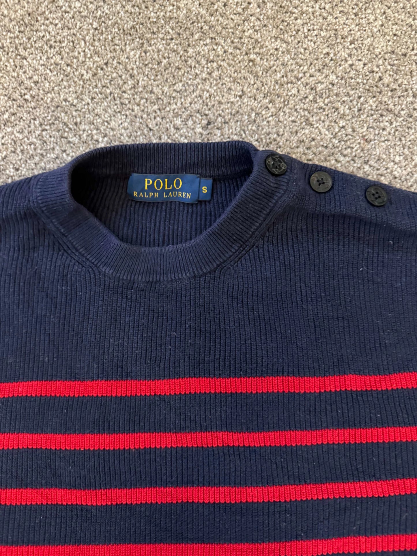 Small Ralph Lauren Navy/Red Sweatshirt