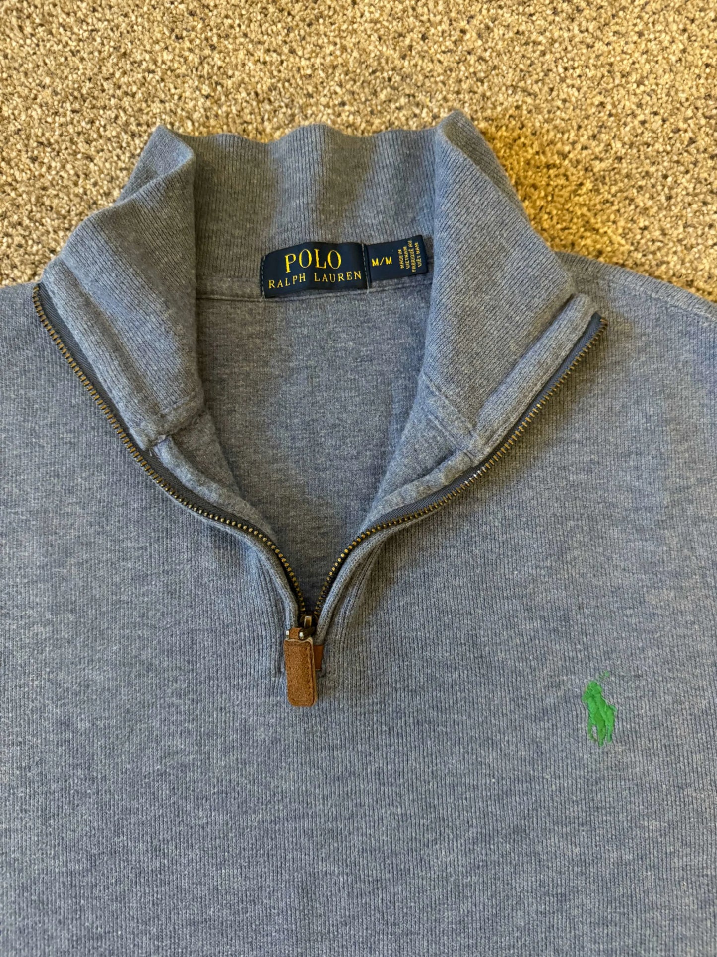 Medium Ralph Lauren Blue 1/4 Zip