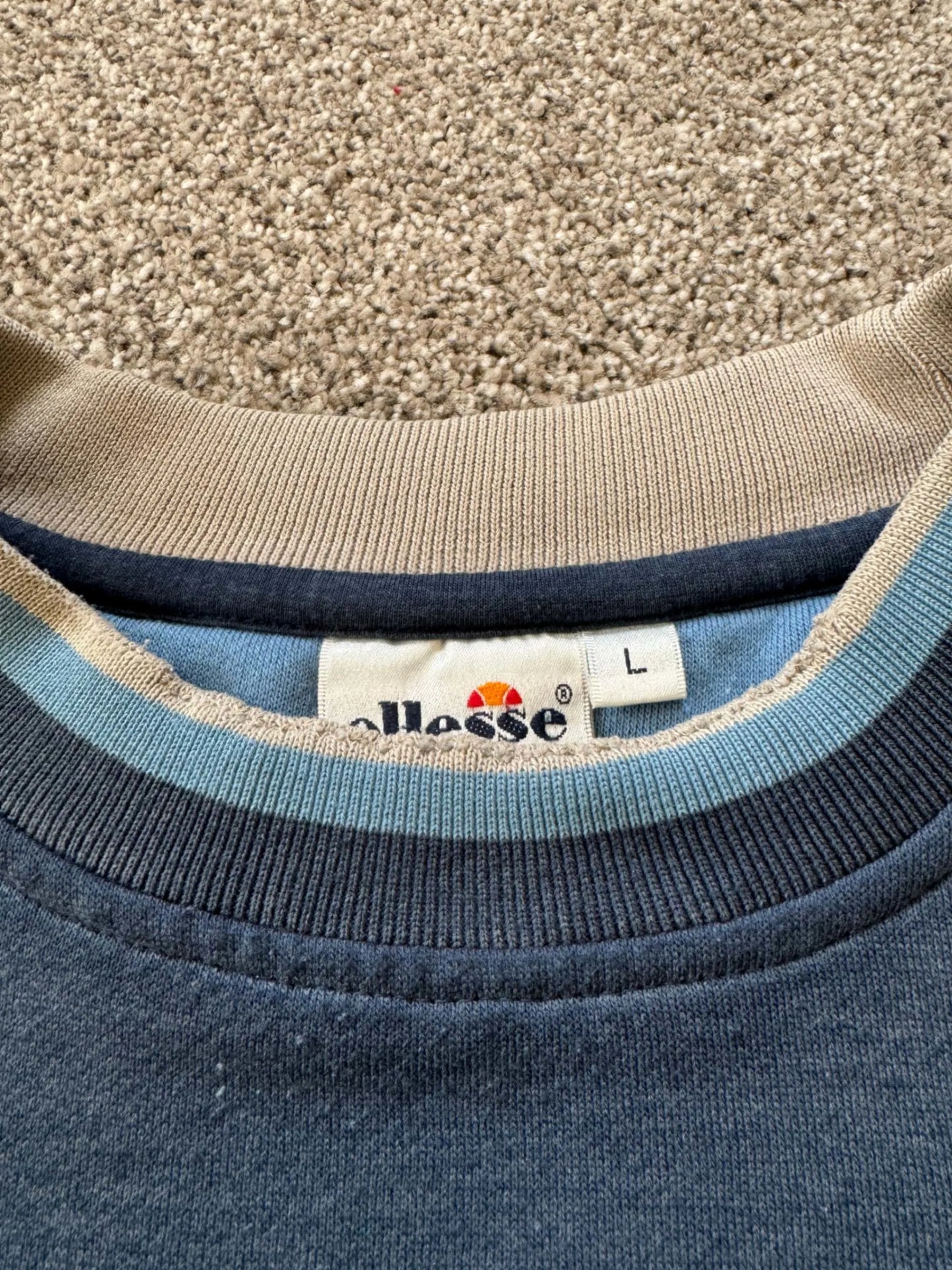 Large Ellesse Blue Sweatshirt