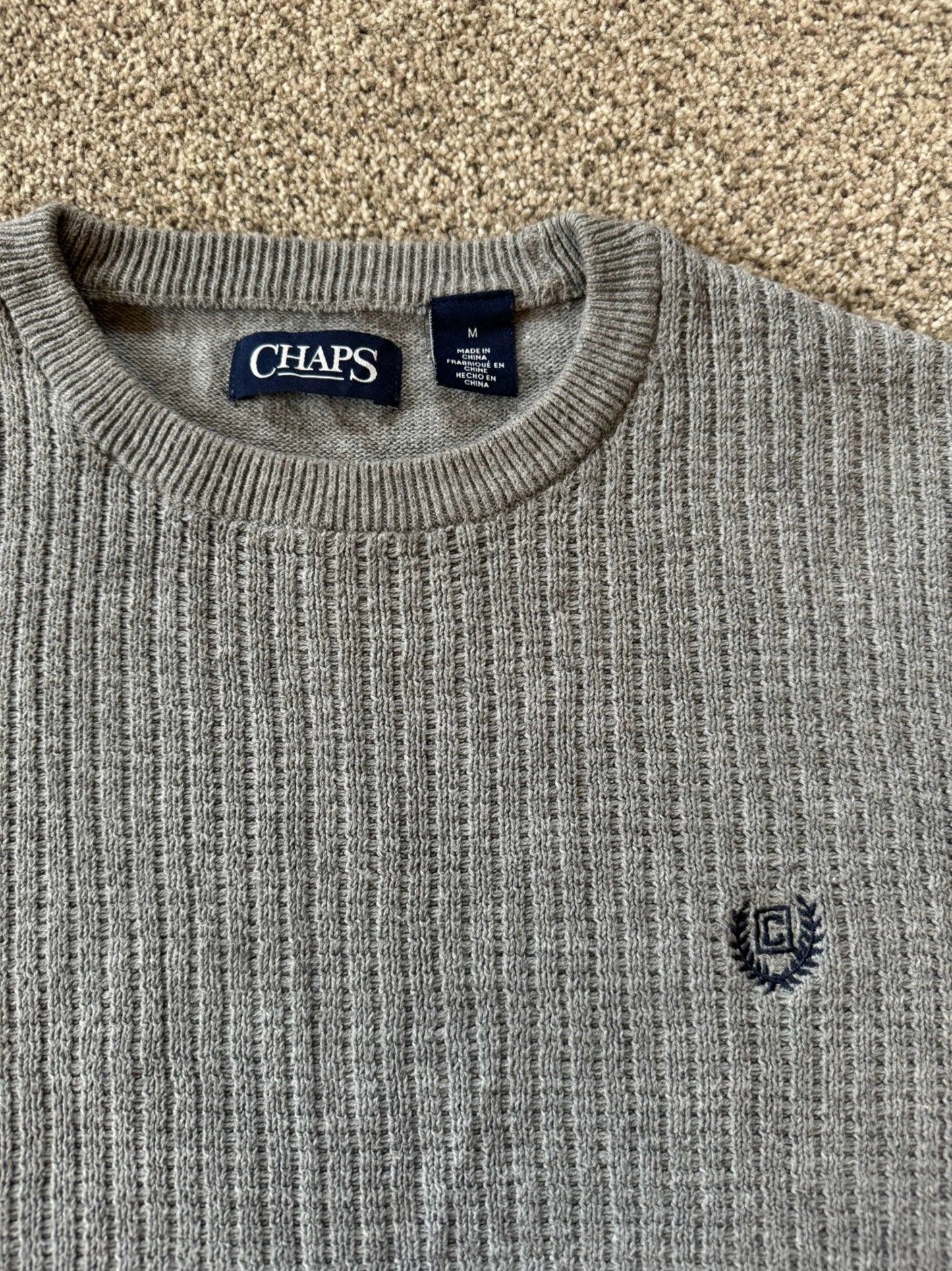 Medium Chaps Grey Knitted Jumper