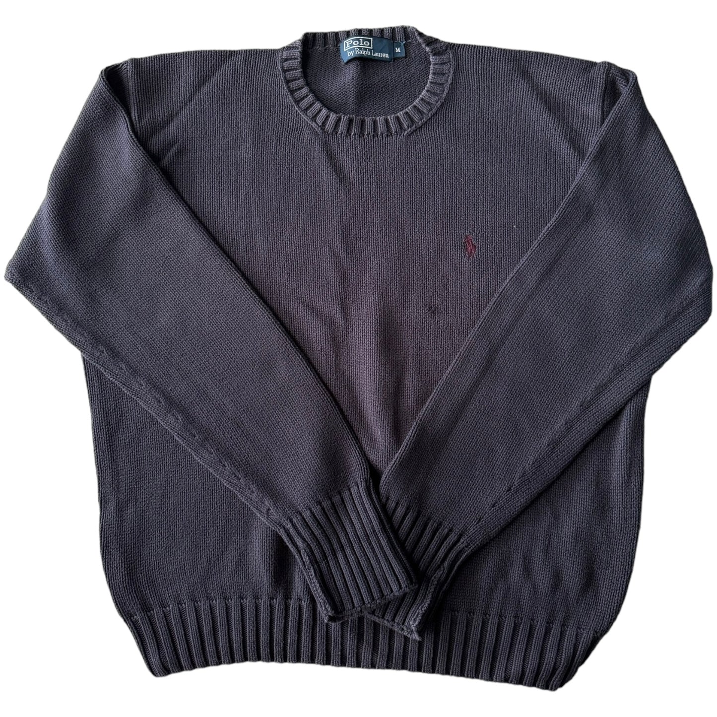 Medium Polo Ralph Lauren Navy Thick Knitted Sweater