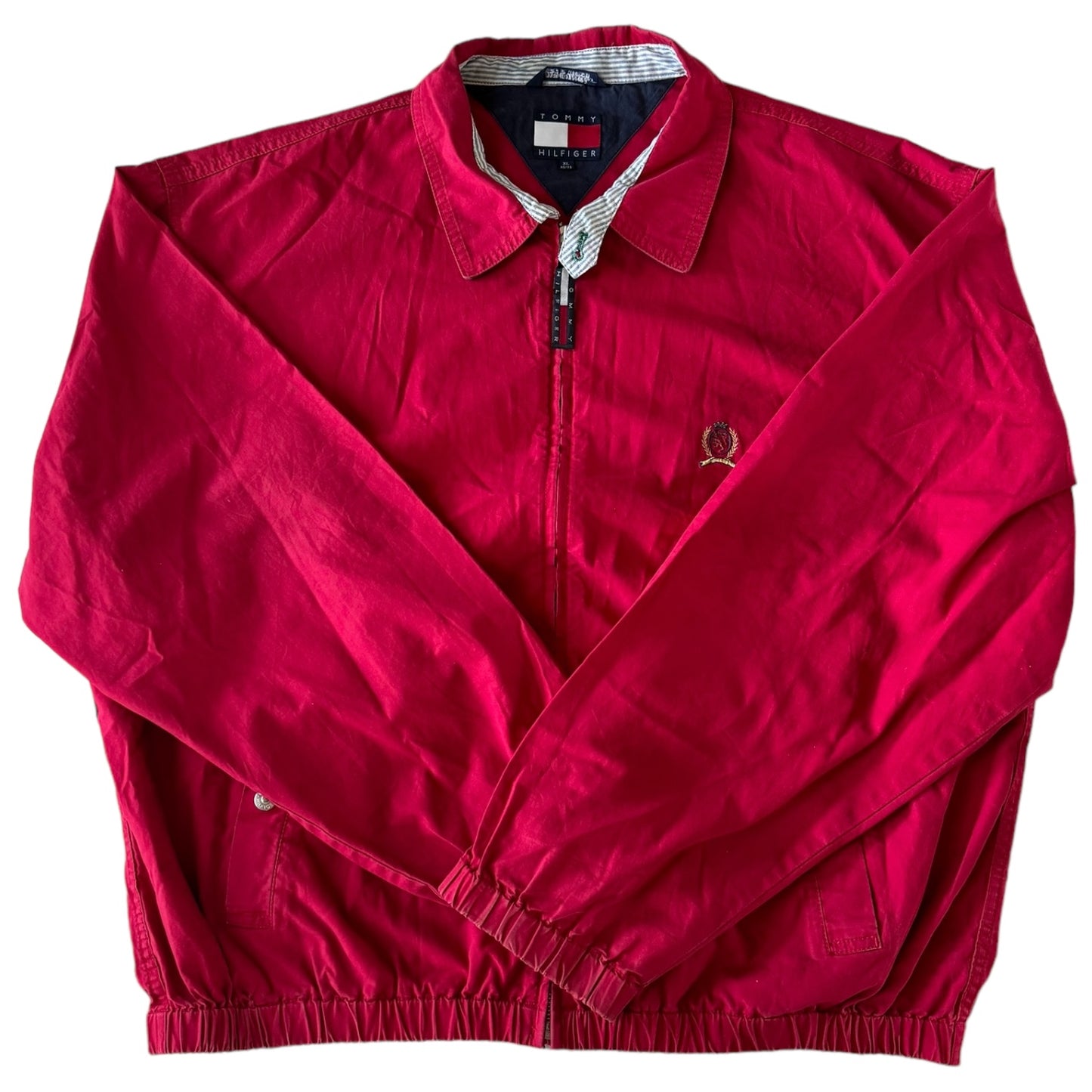 XL Tommy Hilfiger Red Harrington Jacket