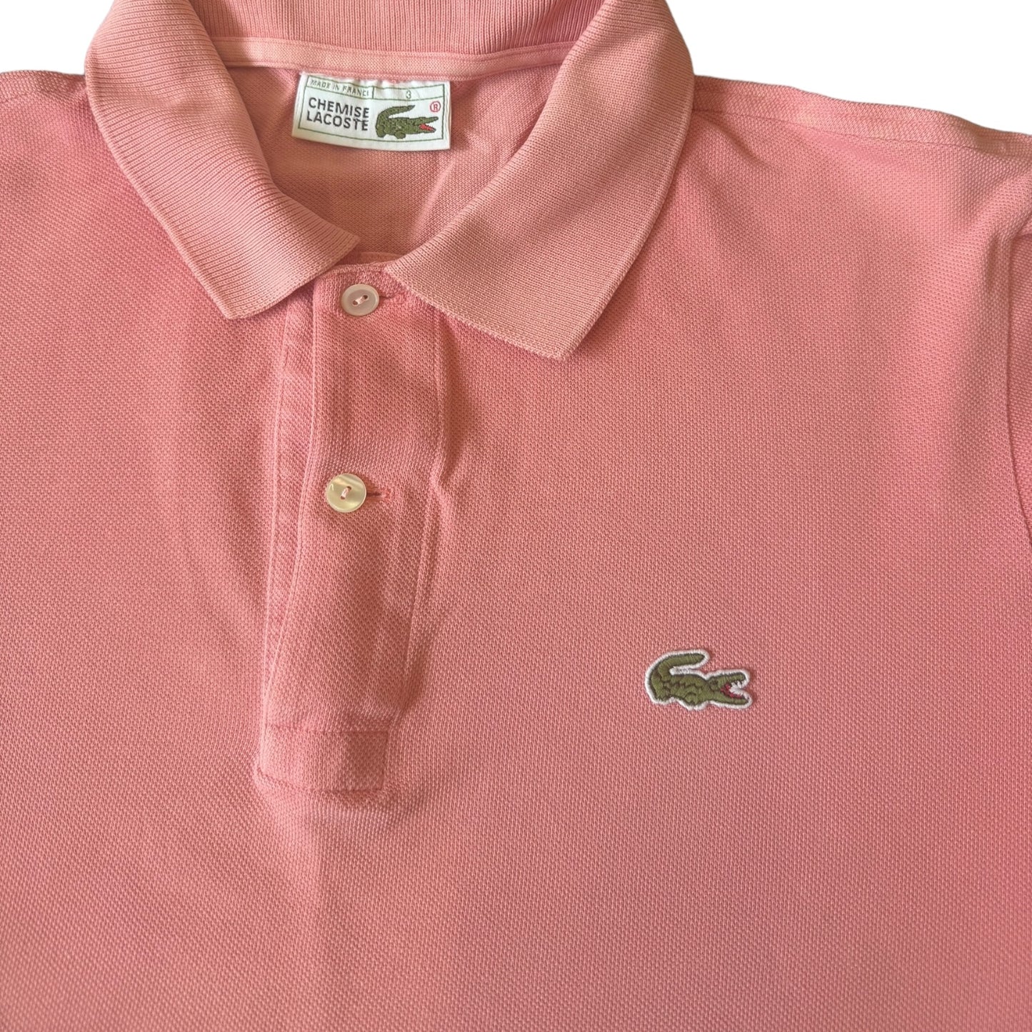 Small Lacoste Pink Polo Shirt