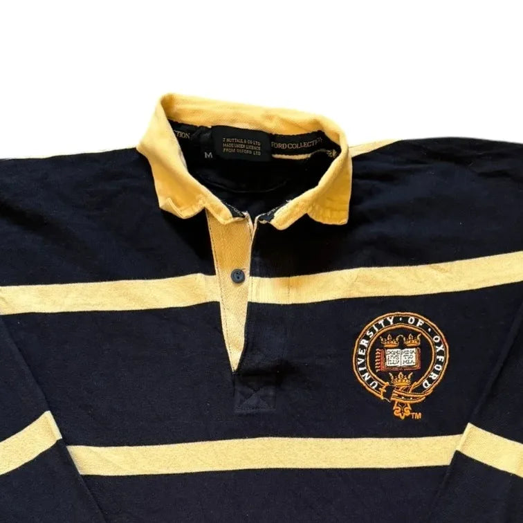 Medium Oxford University Navy Rugby Shirt Top