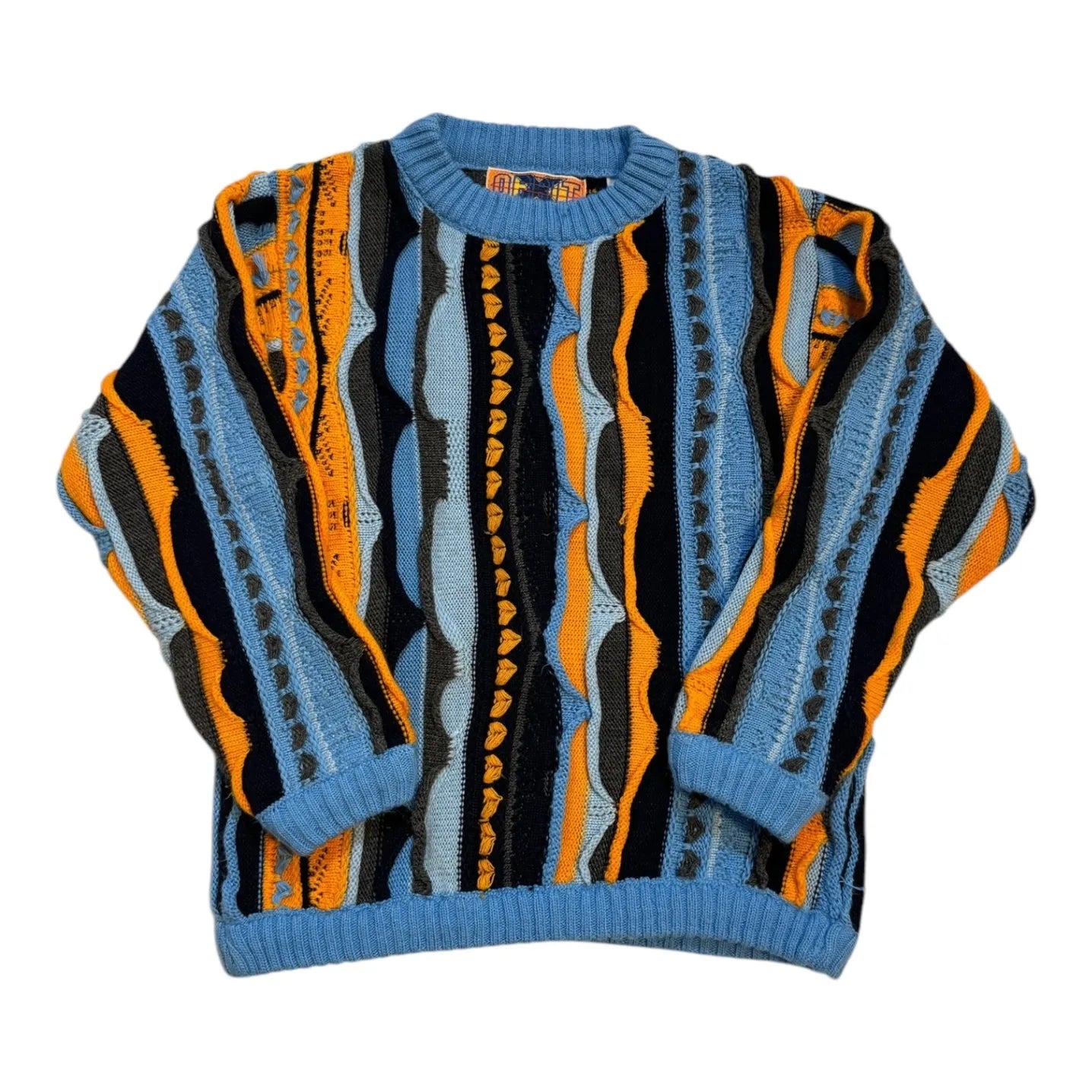 Aged 7 Coogi Style Funky Knitted Jumper