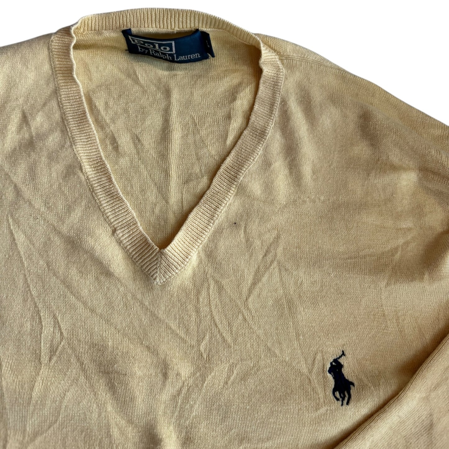 Large Ralph Lauren Yellow Knitted Sweater