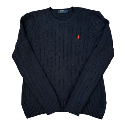 Small Ralph Lauren Navy Cable Knit