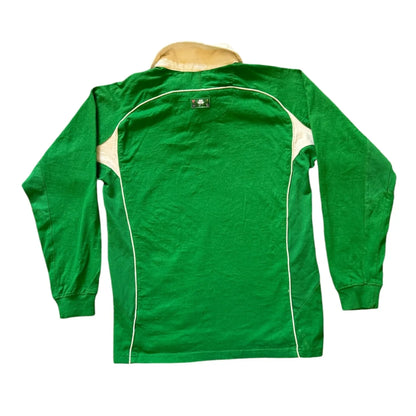 XXS Cotton Traders Green Ireland Rugby Shirt