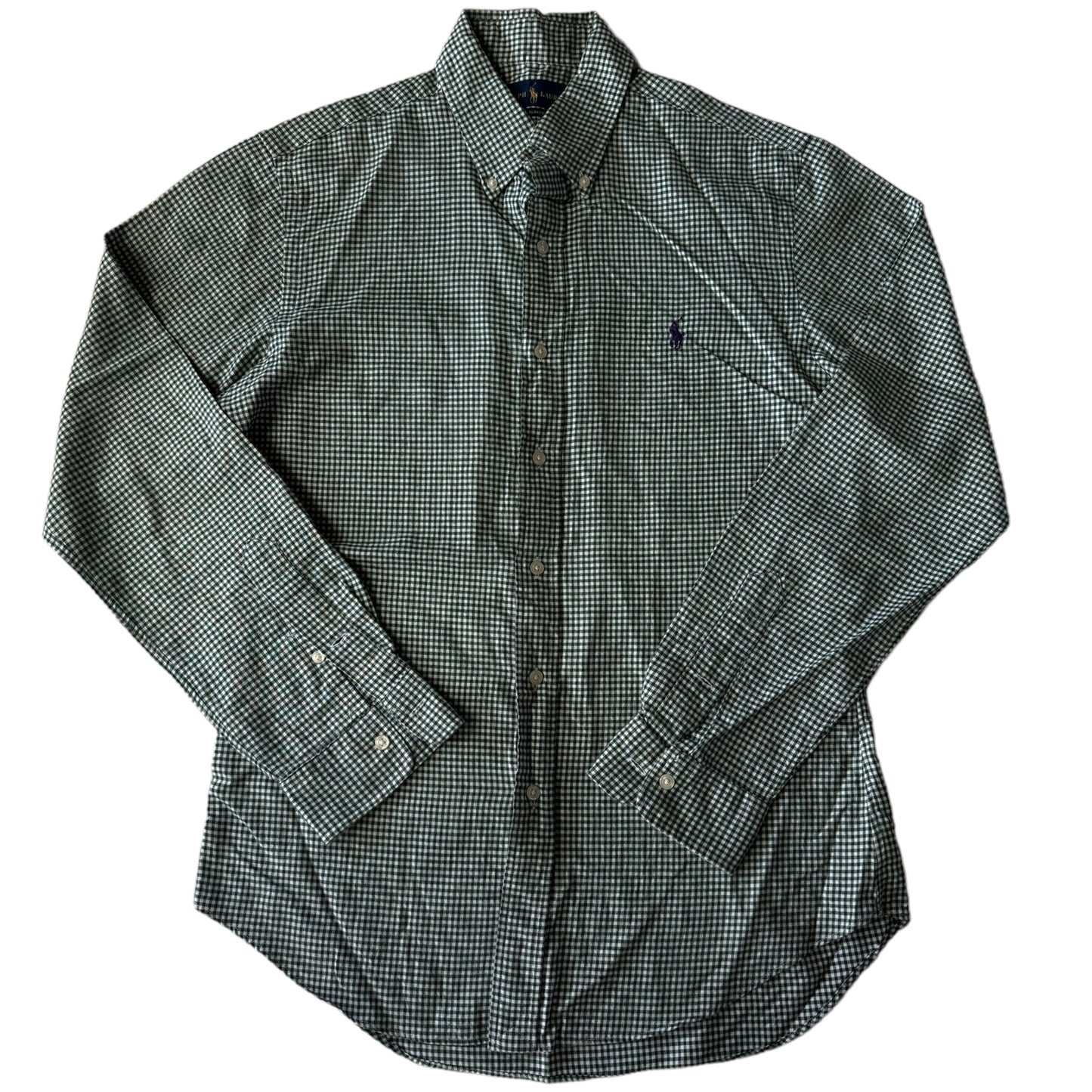 Medium Ralph Lauren Green Checked Shirt