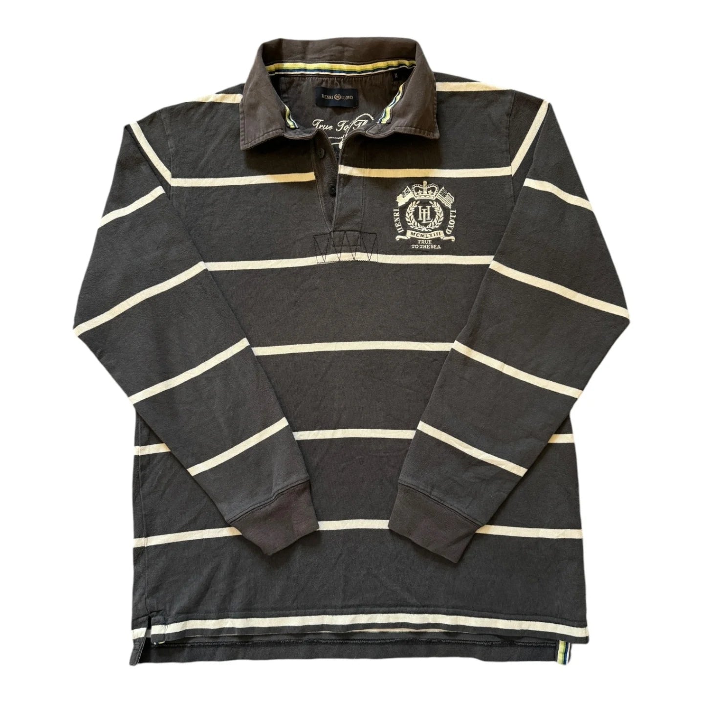 Medium Henri Lloyd Black Rugby Shirt