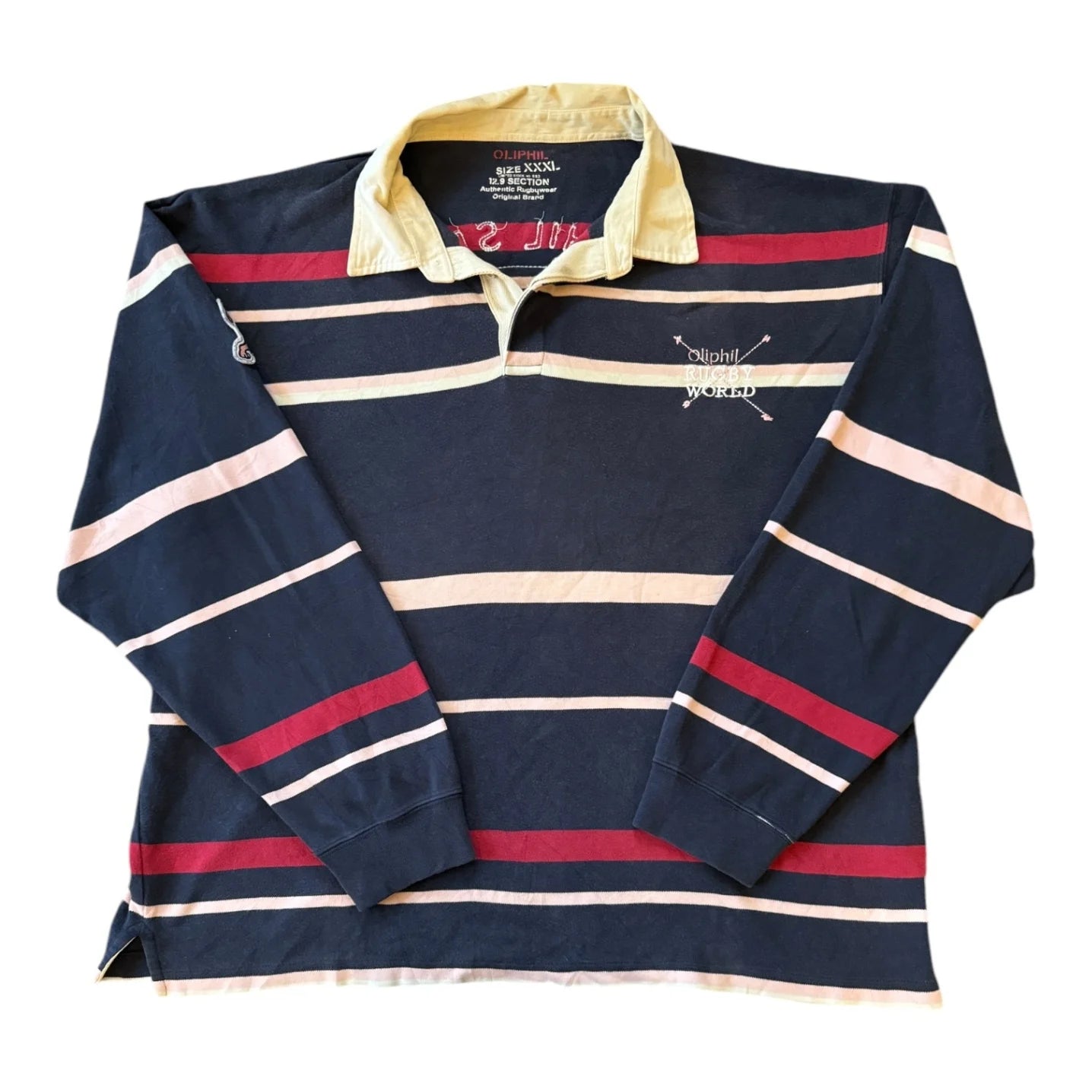 XXXL Oliphil Navy Rugby Shirt