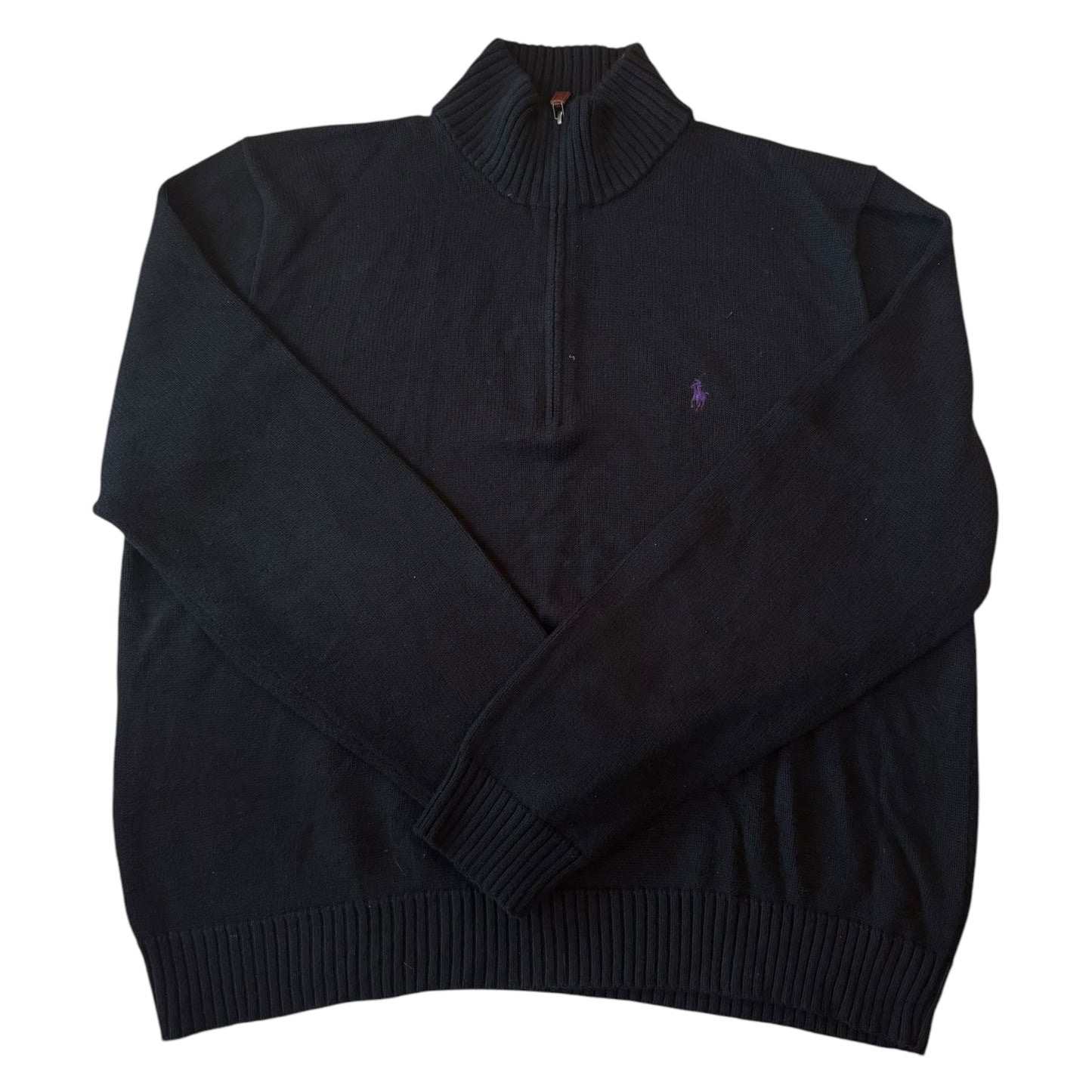 XL Ralph Lauren Black 1/4 Zip