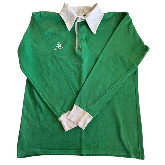 Medium Le Coq Sportif Green Rugby Shirt