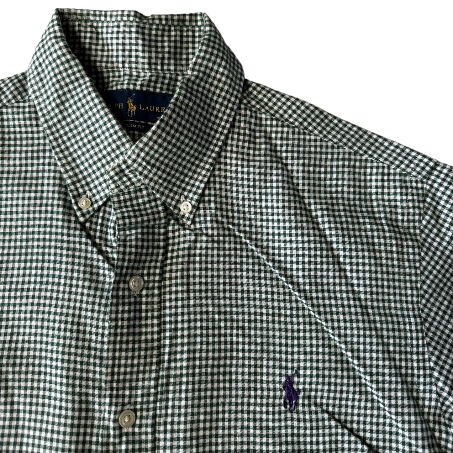 Medium Ralph Lauren Green Checked Shirt