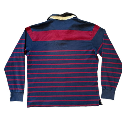 XXL Gant Navy Striped Rugby Shirt