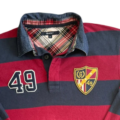 Medium Gant Striped Rugby Shirt Top