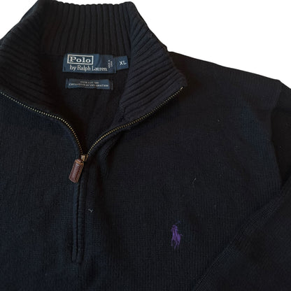 XL Ralph Lauren Black 1/4 Zip