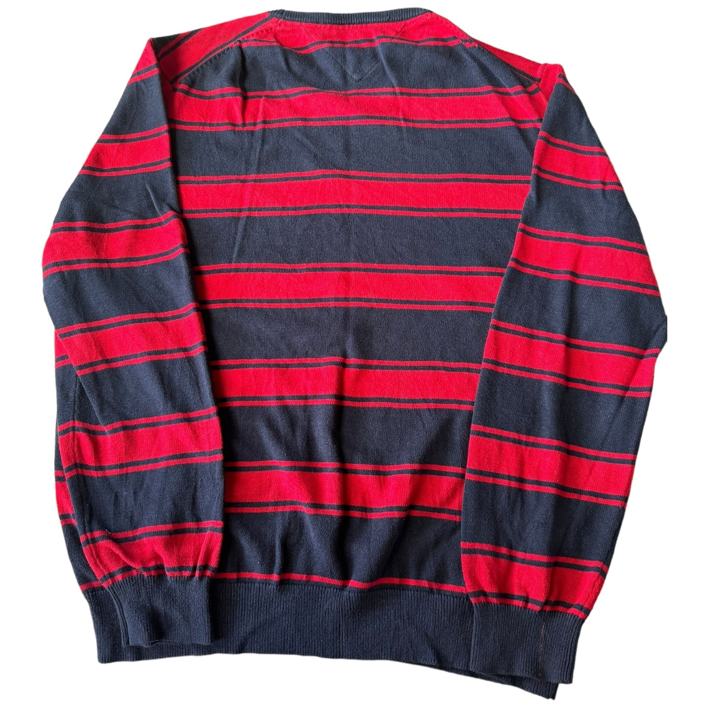 XL Tommy Hilfiger Red Striped Sweatshirt