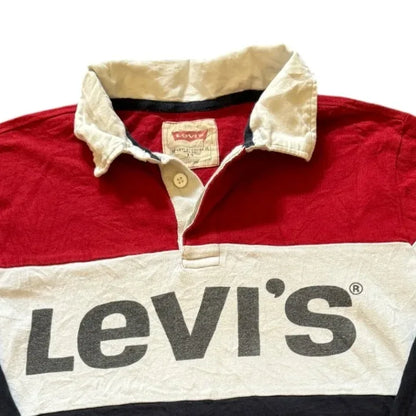 Aged 14 Levi's Red Rugby Shirt Top