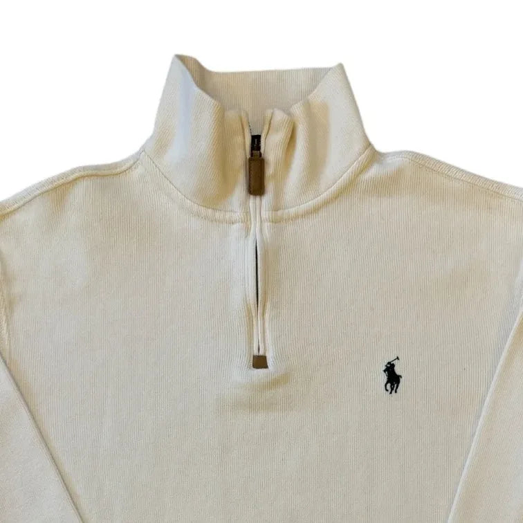 Extra small Ralph Lauren White 1/4 Zip Top