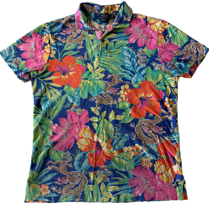 Large Polo Ralph Lauren Floral Polo Shirt