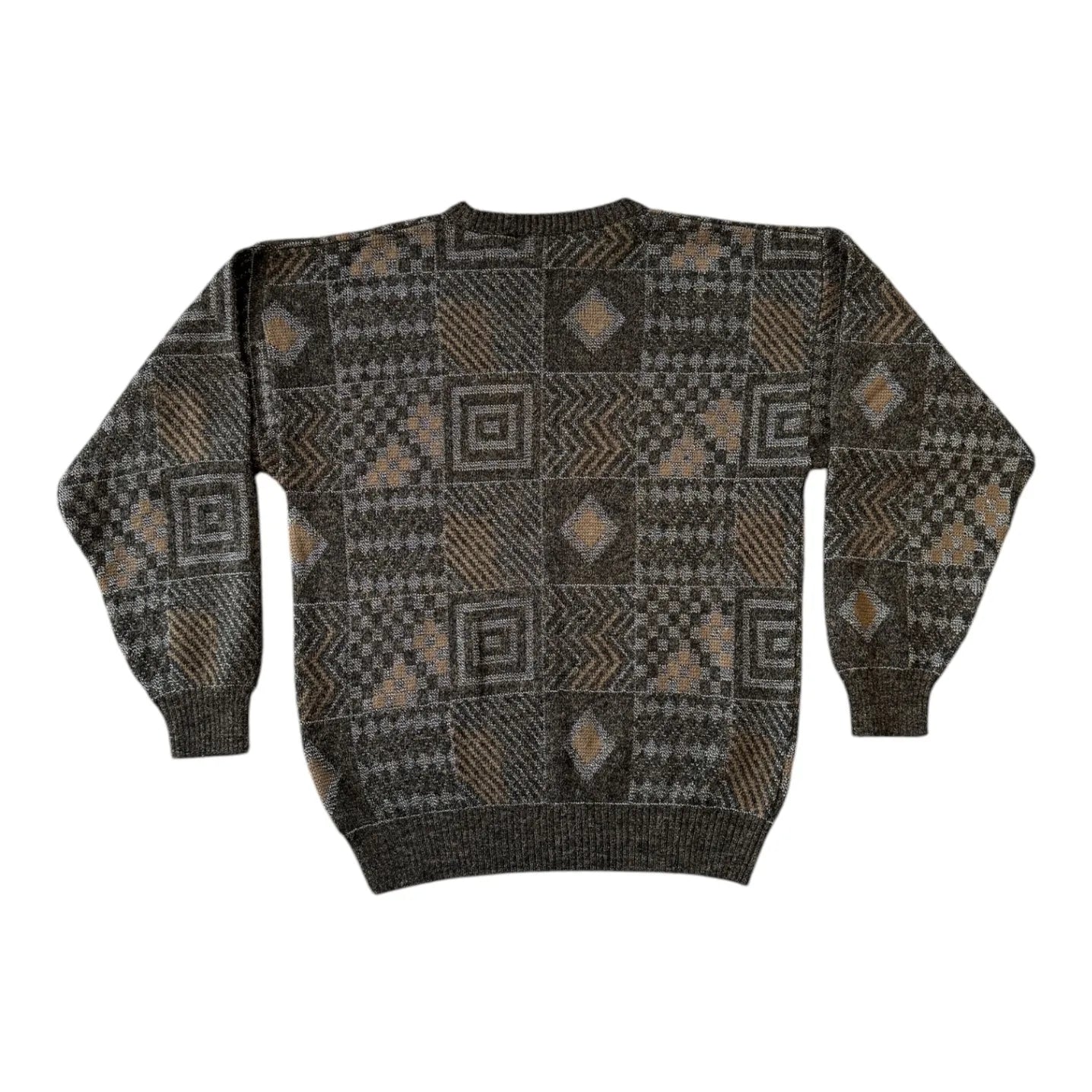 Large Tosani Brown Funky Knit