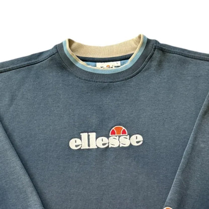 Large Ellesse Blue Sweatshirt Top