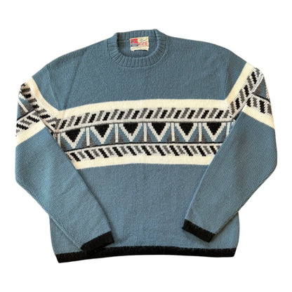 Large Blue Knitted Jumper