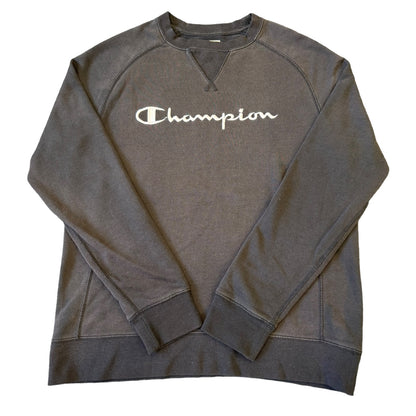 Small Champion Faded Black Sweatshirt