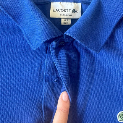 XL Lacoste Blue Polo Shirt