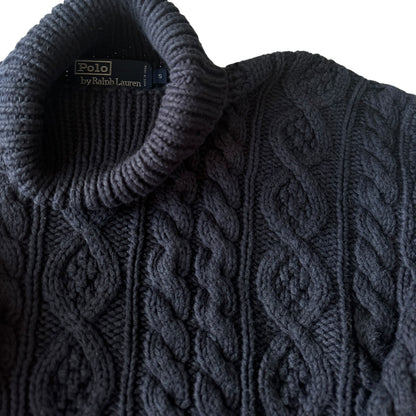 Small Polo Ralph Lauren Navy Thick Knitted Sweater